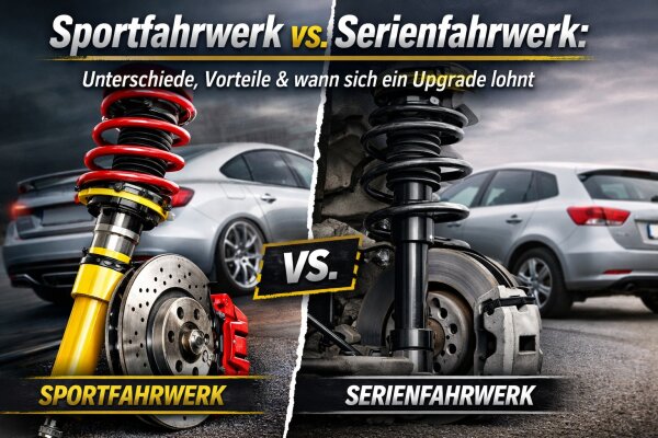 Sportfahrwerk vs. Serienfahrwerk: Unterschiede, Vorteile &amp; wann sich ein Upgrade lohnt - Sportfahrwerk vs. Serienfahrwerk: Unterschiede, Vorteile &amp; wann sich ein Upgrade lohnt