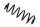 Bilstein B3 Schraubenfeder Hinterachse für VW GOLF IV (1J1) 1.8 / 36-134113