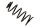 Bilstein B3 Schraubenfeder Hinterachse für OPEL CORSA E (X15) 1.4 Turbo / 36-218813