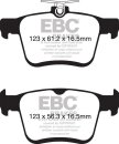 EBC Blackstuff Serien Bremsbeläge Hinterachse mit...