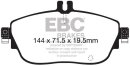 EBC Blackstuff Serien Bremsbeläge Vorderachse für MERCEDES-BENZ CLA Shooting Brake (X117) CLA 200 (117.943) / DPX2165