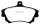 EBC Blackstuff Serien Bremsbeläge Vorderachse mit ABE für VOLVO V40 Kombi (VW) 1.6 / DP1139