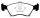 EBC Blackstuff Serien Bremsbeläge Vorderachse mit ABE für TOYOTA AVENSIS Liftback (_T22_) 1.8 VVT-i / DP1171