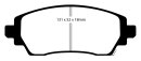 EBC Blackstuff Serien Bremsbeläge Vorderachse mit ABE für TOYOTA COROLLA Liftback (_E11_) 1.9 D (WZE110_) / DP1431
