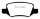 EBC Blackstuff Serien Bremsbeläge Hinterachse für MERCEDES-BENZ A-KLASSE (W168) A 160 CDI (168.006) / DP1438