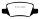 EBC Blackstuff Serien Bremsbeläge Hinterachse für MERCEDES-BENZ A-KLASSE (W168) A 170 CDI (168.009, 168.109) / DP1438