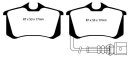 EBC Blackstuff Serien Bremsbeläge Hinterachse mit ABE für SEAT IBIZA III (6L1) 1.2 / DP1497