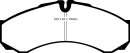 EBC Blackstuff Serien Bremsbeläge Hinterachse mit...