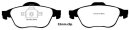 EBC Blackstuff Serien Bremsbeläge Vorderachse mit ABE für RENAULT LAGUNA II Grandtour (KG0/1_) 2.0 16V (KG00, KG0K, KG0W) / DP1394