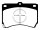 EBC Blackstuff Serien Bremsbeläge Vorderachse für MAZDA 323 III (BF) 1.4 / DP655