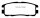 EBC Blackstuff Serien Bremsbeläge Hinterachse mit ABE für OPEL FRONTERA A Sport (U92) 2.0 i (52SUD2, 55SUD2) / DP974