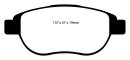EBC Blackstuff Serien Bremsbeläge Vorderachse mit...