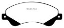 EBC Blackstuff Serien Bremsbeläge Vorderachse mit...