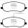EBC Blackstuff Serien Bremsbeläge Vorderachse für PEUGEOT 807 (E) 2.2 HDi / DPX2062