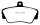 EBC Blackstuff Serien Bremsbeläge Vorderachse für VOLVO 460 L (464) 1.7 Turbo / DP838