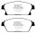 EBC Blackstuff Serien Bremsbeläge Vorderachse mit ABE für OPEL ASTRA J (P10) 1.4 / DPX2067