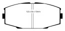 EBC Blackstuff Serien Bremsbeläge Vorderachse für TOYOTA SUPRA (_A7_) 3.0 Turbo / DP610