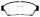 EBC Blackstuff Serien Bremsbeläge Vorderachse mit ABE für TOYOTA COROLLA Compact (_E10_) 1.3 XLI 16V (EE101) / DP964