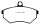 EBC Blackstuff Serien Bremsbeläge Vorderachse mit ABE für SEAT TOLEDO I (1L) 2.0 i 16V / DP841/2