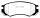 EBC Blackstuff Serien Bremsbeläge Vorderachse für NISSAN SUNNY III Hatchback (N14) 2.0 GTI-R 4x4 / DP1101