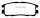 EBC Blackstuff Serien Bremsbeläge Hinterachse mit ABE für OPEL FRONTERA A Sport (U92) 2.8 TD (53SUD2) / DP974