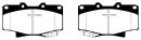 EBC Blackstuff Serien Bremsbeläge Vorderachse für TOYOTA LAND CRUISER 80 (_J8_) 4.2 TD 24V (HDJ80_) / DP992