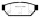 EBC Blackstuff Serien Bremsbeläge Hinterachse mit ABE für MITSUBISHI LANCER V Station Wagon (CB_W, CD_W) 2.0 D (CB8W) / DP986