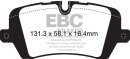 EBC Blackstuff Serien Bremsbeläge Hinterachse...