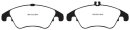EBC Blackstuff Serien Bremsbeläge Vorderachse mit ABE für MERCEDES-BENZ SLK (R172) 350 (172.457) / DP1991
