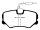 EBC Bluestuff NDX Rennbremsbeläge Vorderachse für PEUGEOT 405 I Break (15E) 1.6 / DP5687NDX