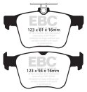 EBC Greenstuff Aramid Bremsbeläge Hinterachse mit...