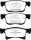EBC Greenstuff Aramid Bremsbeläge Vorderachse für OPEL CORSA E (X15) 1.3 CDTI / DP22242