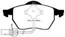 EBC Greenstuff Aramid Bremsbeläge Vorderachse mit ABE für VW PASSAT (3B3) 1.8 T 20V / DP21114