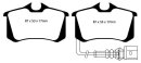 EBC Greenstuff Aramid Bremsbeläge Hinterachse mit ABE für SEAT IBIZA III (6L1) 1.9 TDI Cupra R / DP21497
