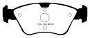 EBC Greenstuff Aramid Bremsbeläge Vorderachse mit ABE für MERCEDES-BENZ E-KLASSE (W211) E 320 CDI 4-matic (211.089) / DP21075