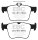 EBC Redstuff Keramik Bremsbeläge Hinterachse mit ABE für VW GOLF VII (5G1, BQ1, BE1, BE2) 2.0 R 4motion / DP32173C