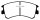 EBC Redstuff Keramik Bremsbeläge Vorderachse für MAZDA 6 Station Wagon (GY) 2.3 AWD / DP31465C
