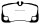 EBC Redstuff Keramik Bremsbeläge Hinterachse für PORSCHE 911 (997) 3.6 Turbo / DP31930C