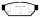 EBC Redstuff Keramik Bremsbeläge Hinterachse für MITSUBISHI LANCER V Station Wagon (CB_W, CD_W) 1.6 16V (CB4W) / DP3986C