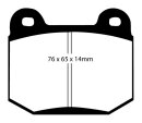 EBC Yellowstuff High-End Bremsbeläge Hinterachse mit...
