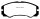 EBC Yellowstuff High-End Bremsbeläge Vorderachse für OPEL FRONTERA A Sport (U92) 2.8 TD (53SUD2) / DP4973R