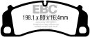 EBC Yellowstuff High-End Bremsbeläge Vorderachse mit...