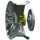 ST Spurverbreiterung System A1 50mm Achse für AUDI...