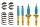 BILSTEIN - B12 Pro-Kit Sportfahrwerk für VW GOLF IV Variant (1J5) 1.9 TDI 4motion / 46-180193