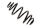 BILSTEIN - B3 Fahrwerksfeder Hinterachse für OPEL ASTRA G Cabriolet 1.6 16V / 38-130243