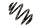 BILSTEIN - B3 Fahrwerksfeder Hinterachse für OPEL CORSA B (73_, 78_, 79_) 1.2 i / 38-130403
