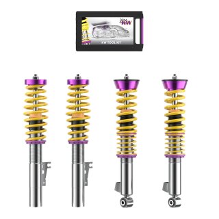 KW Gewindefahrwerk V1 inox für PORSCHE 911 Targa (996) 3.6 - 235 KW / 10271002
