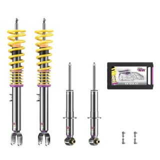 KW Gewindefahrwerk V3 inox mit Stilllegung für elektronische Dämpfer für BMW 5 Touring (G31) 518 d - 110 KW / 352200FJ