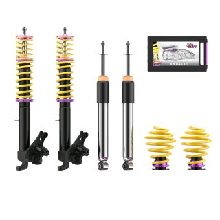 KW Gewindefahrwerk V3 Vorderachse Federbeinumbau für BMW 6 (E24) M 635 CSi - 210 KW / 352200CP