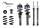 BILSTEIN EVO S Gewindefahrwerk für AUDI A3 (8V1, 8VK) 1.2 TFSI - 81 KW / 47-313774